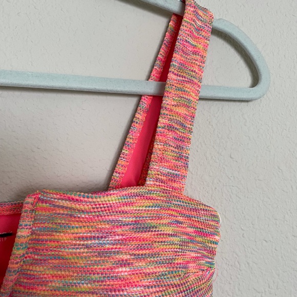 Aerie multi color bandeau swim top small - Picture 4 of 8